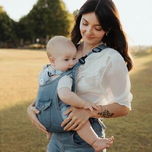 Women's Denim Blue Jeans Overalls